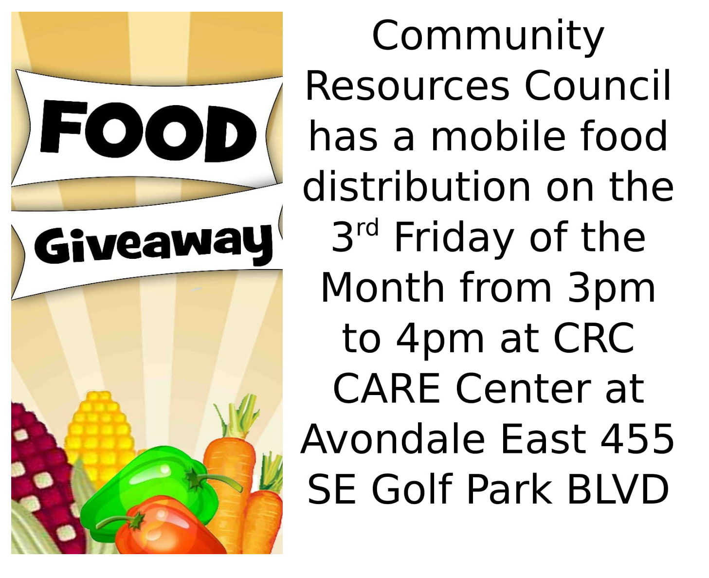 Community Resources Council - Mobile Food Pantry