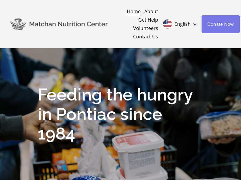 Matchan Nutrition Center Food Pantry and Soup Kitchen
