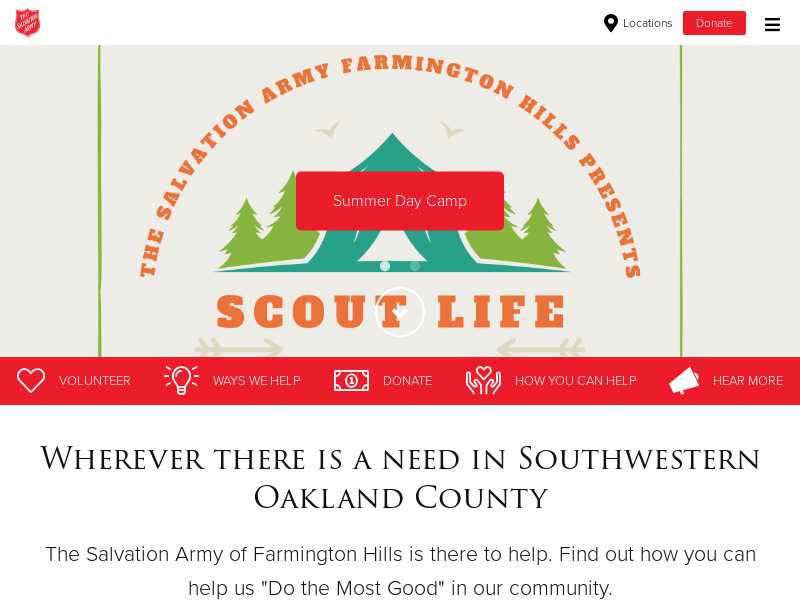 Salvation Army Farmington Hill