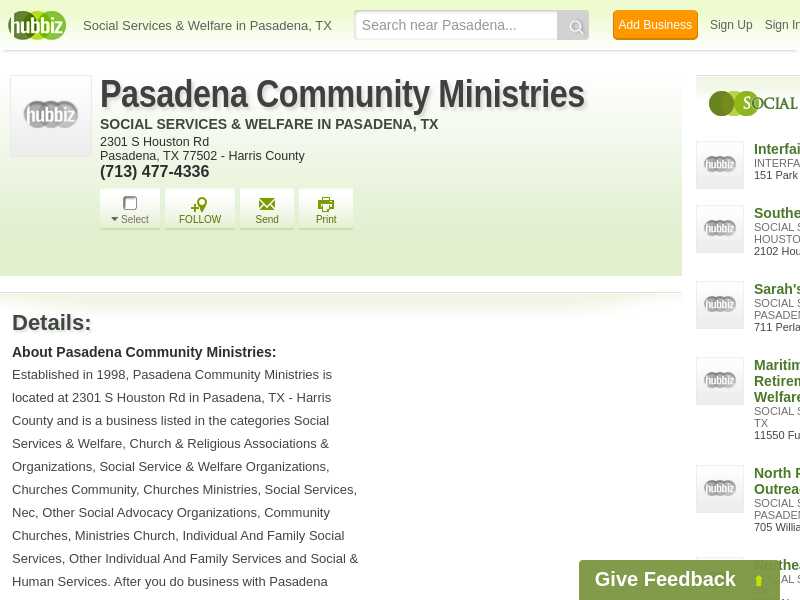Pasadena Community Ministries