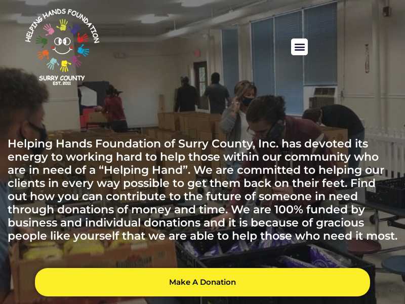 Helping Hands Foundation of Surry Food Pantry