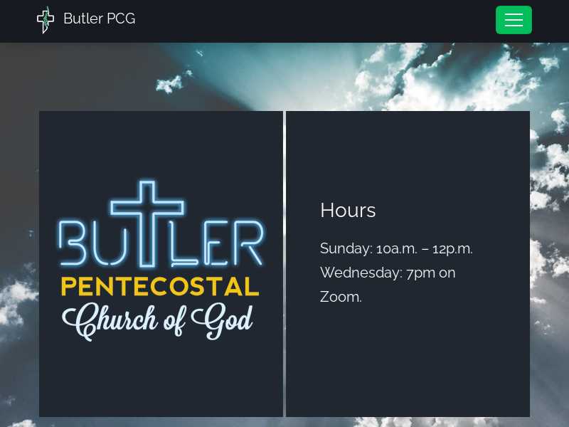 Butler Pentecostal Church Pantry