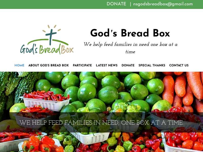 God's Bread Box Food Pantry