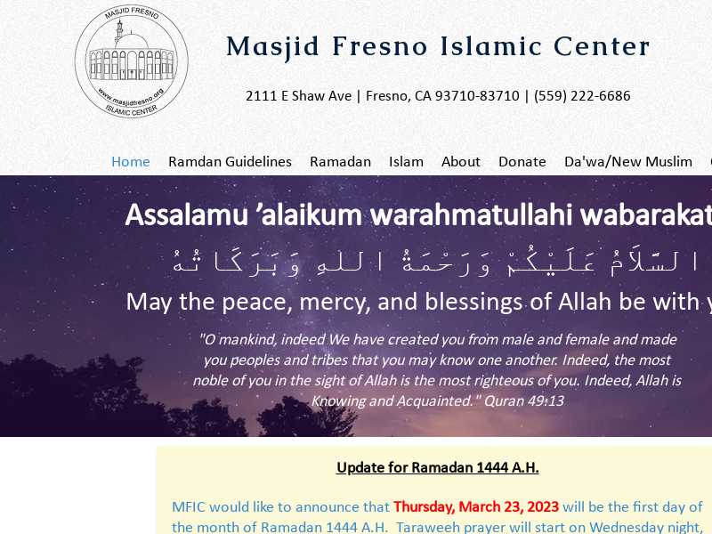 Masjid Fresno Food Pantry