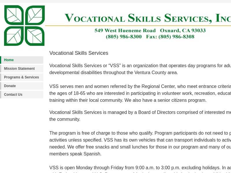 Vocational Skill Services @ Southwinds Park- Food Pantry