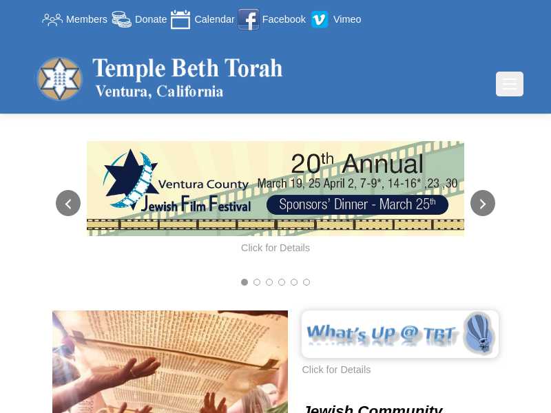 Temple Beth Torah - Food Pantry