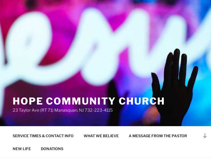 Hope Community Church Pantry