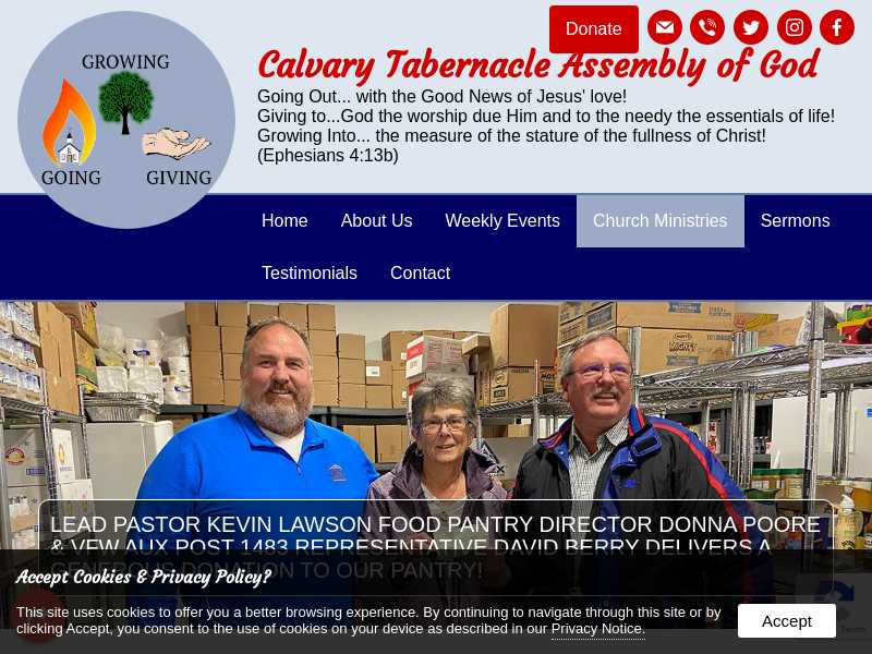 Calvary Cupboard Food Pantry