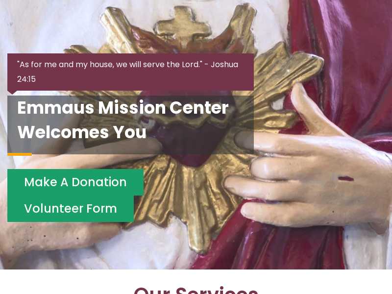 Emmaus Mission Center - Food Pantry