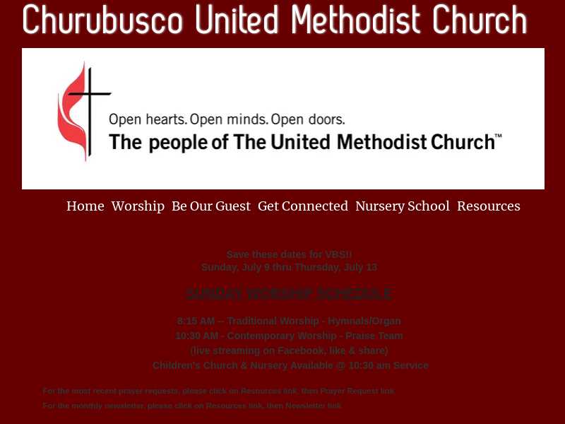 Churubusco United Methodist Church Food Pantry