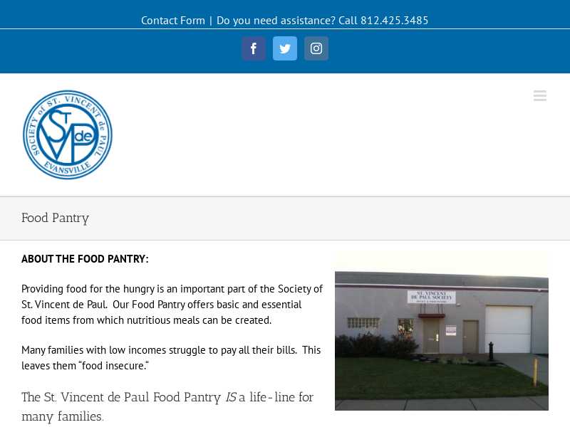 St Paul's Food Pantry