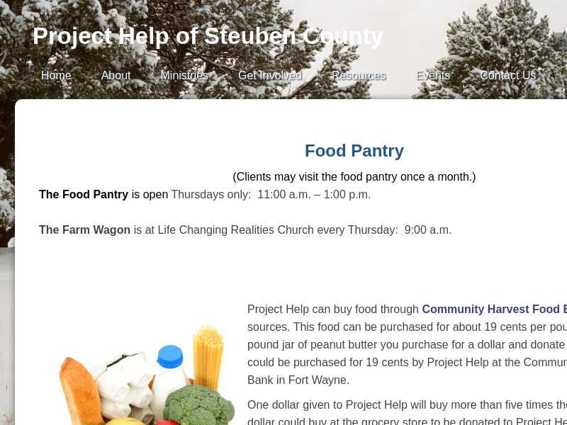 Project Help Food Pantry