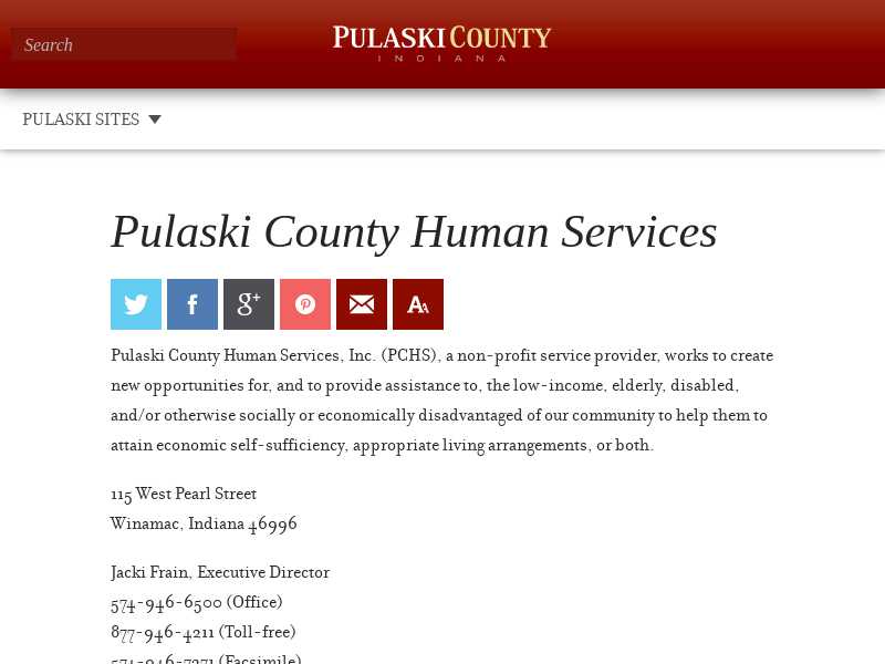Pulaski County Human Services