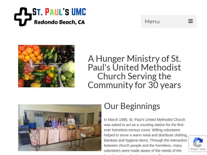 Project: NEEDS - St. Paul's United Methodist Church - Food Pantry