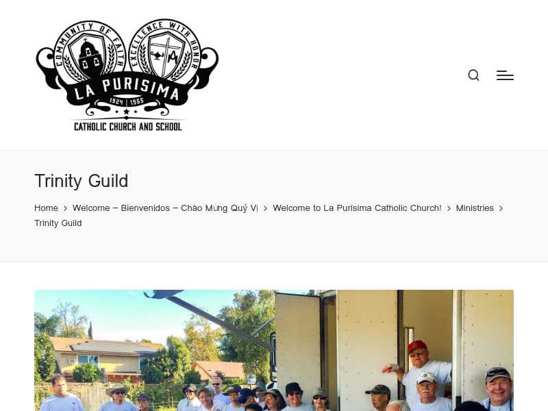 Trinity Guild Food Pantry - La Purisima Catholic Church 
