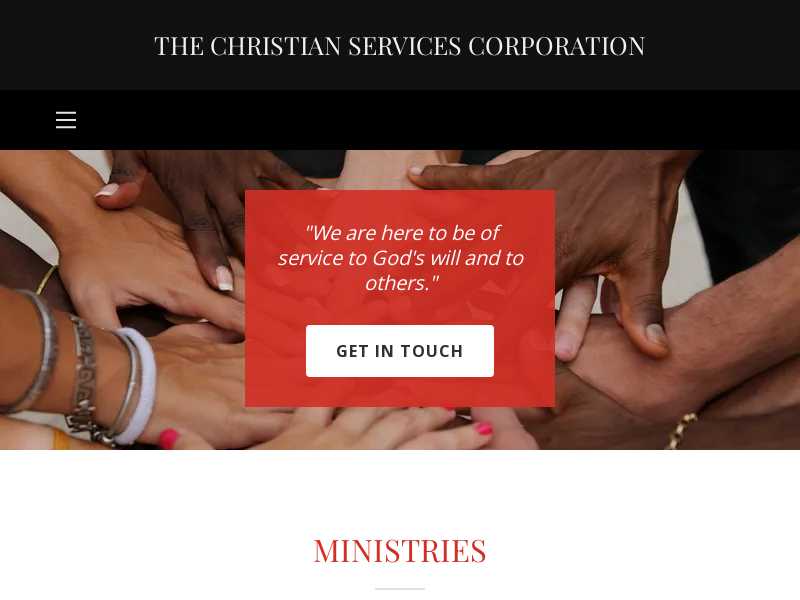 Christian Services Corporation - Food Pantry