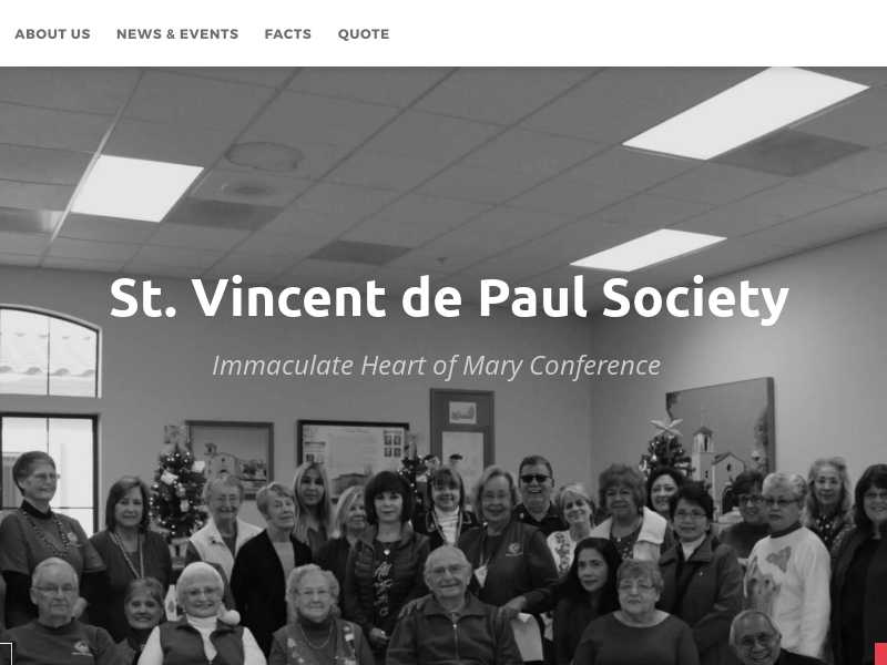 Food Pantry Immaculate Heart of Mary - St. Vincent de Paul
