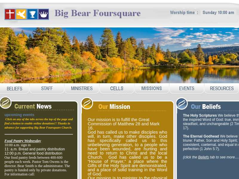 Big Bear Foursquare Church Food Pantry