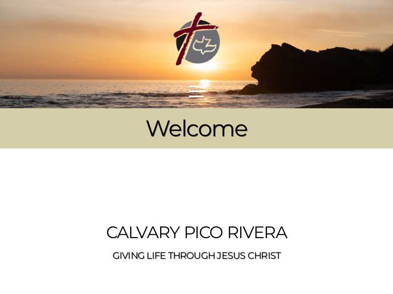 Calvary Pico Rivera Community Outreach