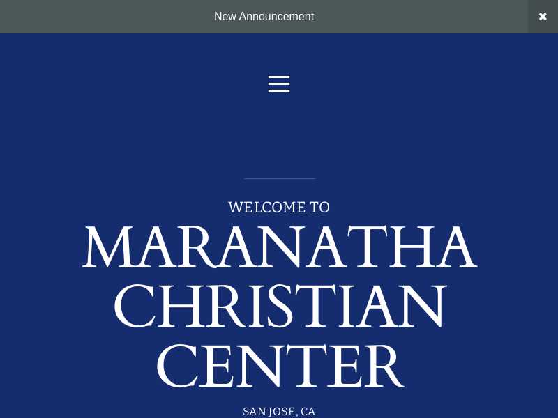 Maranatha Christian Center - Outreach Center