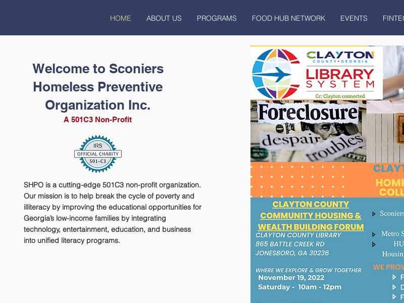 Sconiers Homeless Preventive Organization