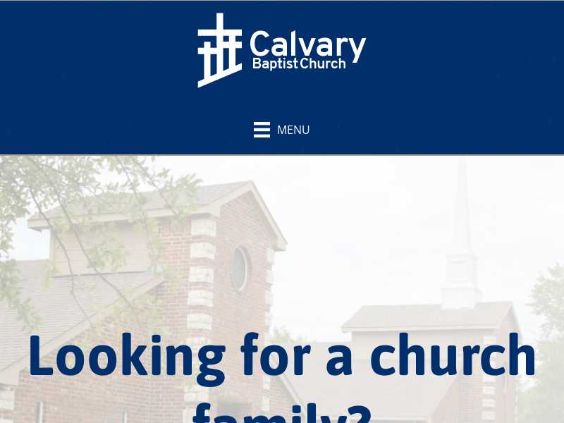 Calvary Baptist Food Pantry