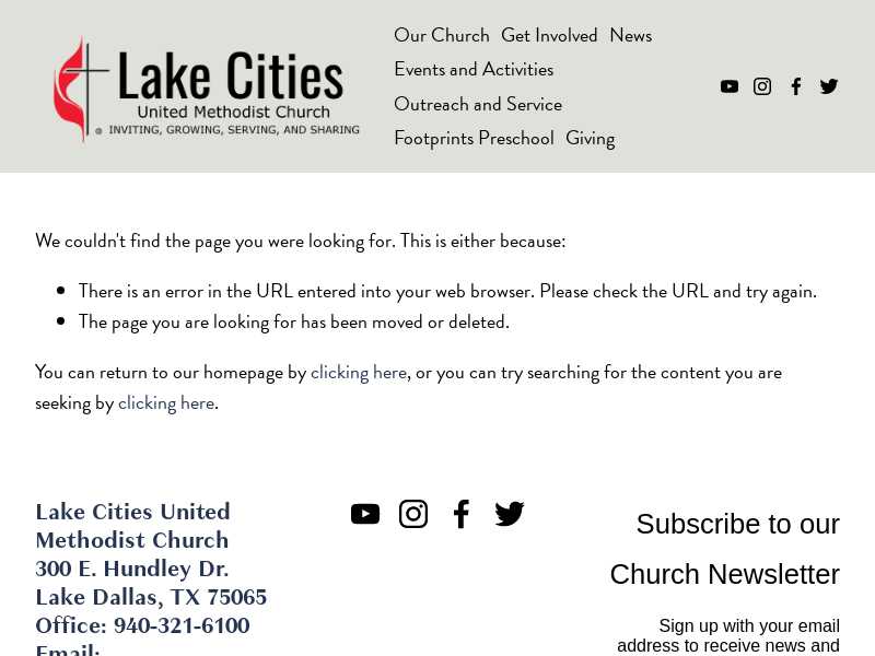 Lake Cities Community Food Pantry