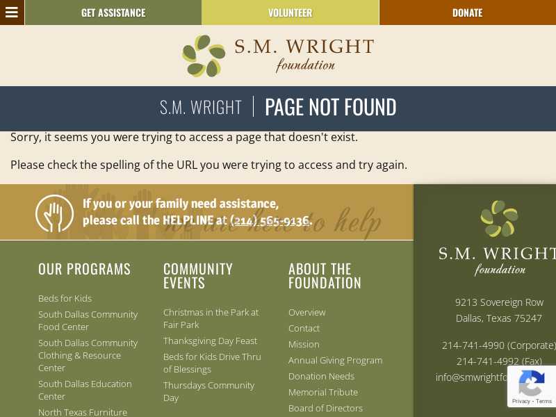S. M. Wright Foundation - South Dallas Community Food Center