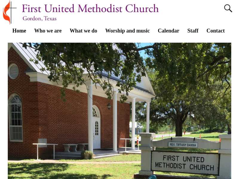 First United Methodist Church Food Pantry