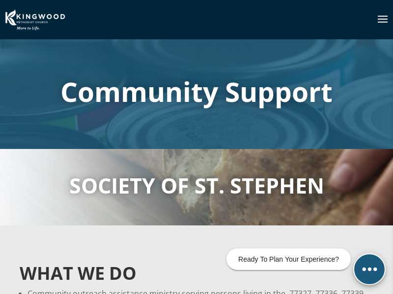 Society of St Stephen - Kingwood United Methodist Church