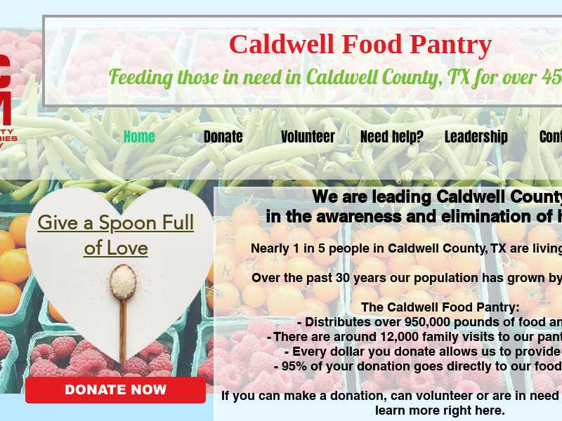 Caldwell County Christian Ministries Food Pantry