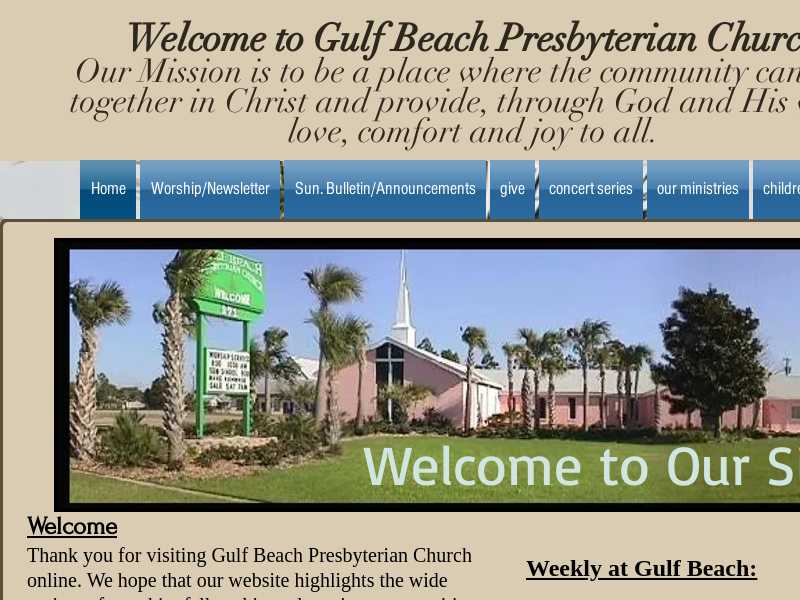 Gulf Beach Presbyterian Church Food Pantry