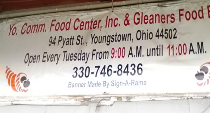 Gleaners Food Bank Youngstown