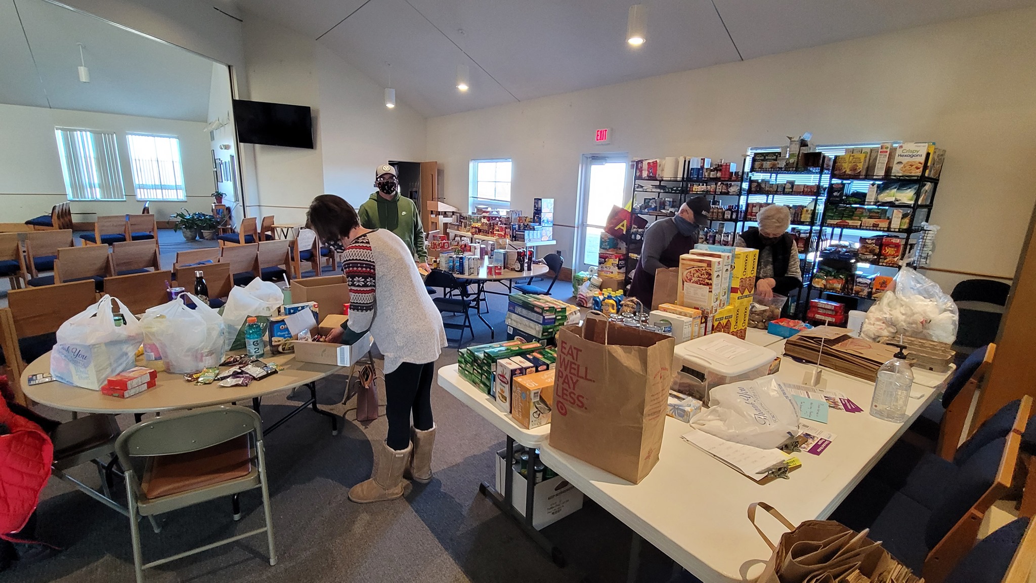 Community Food Relief/Food Shelf at LWLC 