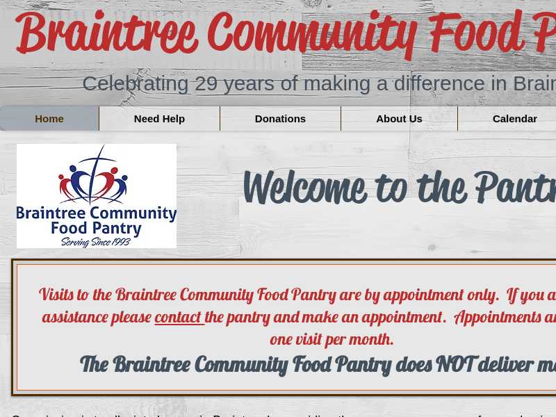 Braintree Community Food Pantry