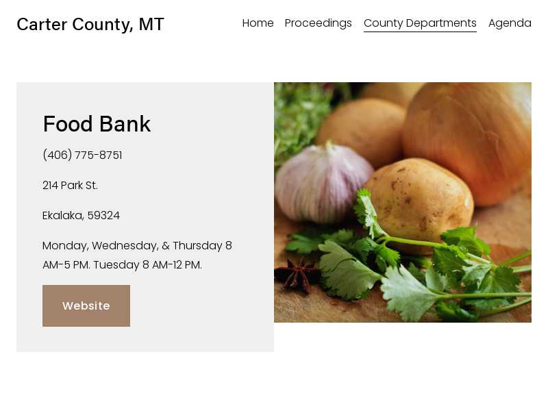 Carter County Food Bank